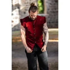 Leonardo Carbone 16. Jahrhundert Wams Geusen, Rot -Schuhe & Stiefel Verkaufsladen 16 jahrhundert wams geusen rot 3