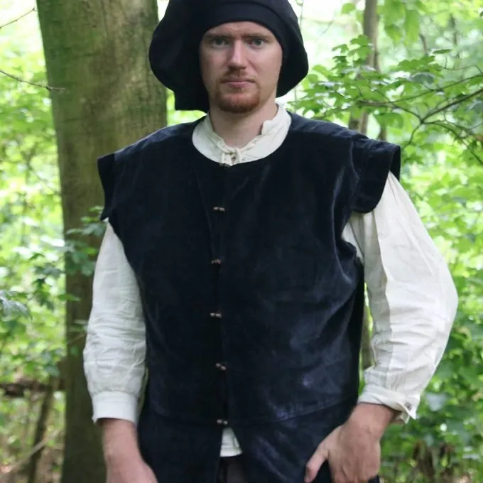 Leonardo Carbone 16. Jahrhundert Wams Geusen, Schwarz 2 Leonardo Carbone 16. Jahrhundert Wams Geusen, Schwarz – Bild 2