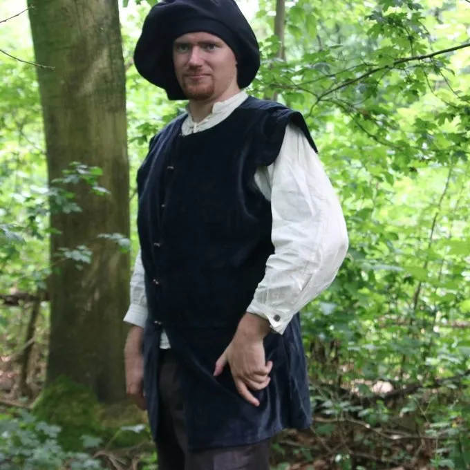 Leonardo Carbone 16. Jahrhundert Wams Geusen, Schwarz 4 Leonardo Carbone 16. Jahrhundert Wams Geusen, Schwarz – Bild 4