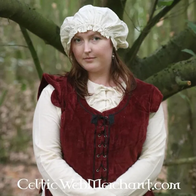 Leonardo Carbone 17. Jahrhundert Kappe, Weiß 1 Leonardo Carbone 17. Jahrhundert Kappe, Weiß