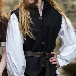 Leonardo Carbone 17. Jahrhundert Seemann Weste, Schwarz