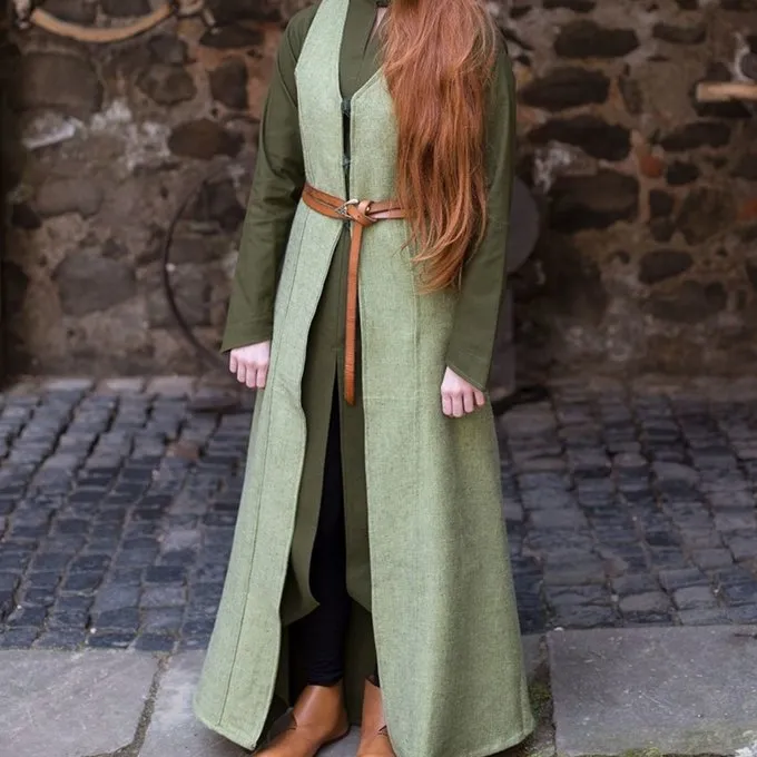 Burgschneider Ärmel Mantel Maiva, Lindgrün 2 Burgschneider Ärmel Mantel Maiva, Lindgrün – Bild 2