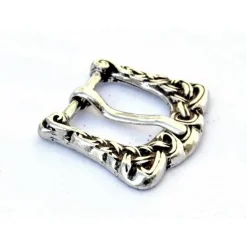 Anglo-Scandinavian Schnalle, Versilbert