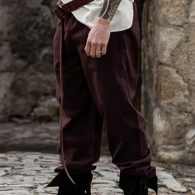 Leonardo Carbone Baumwollhose, Dunkelbraun 1 Leonardo Carbone Baumwollhose, Dunkelbraun