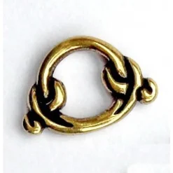 Birka Ring Für Seax Scheide, Versilbert