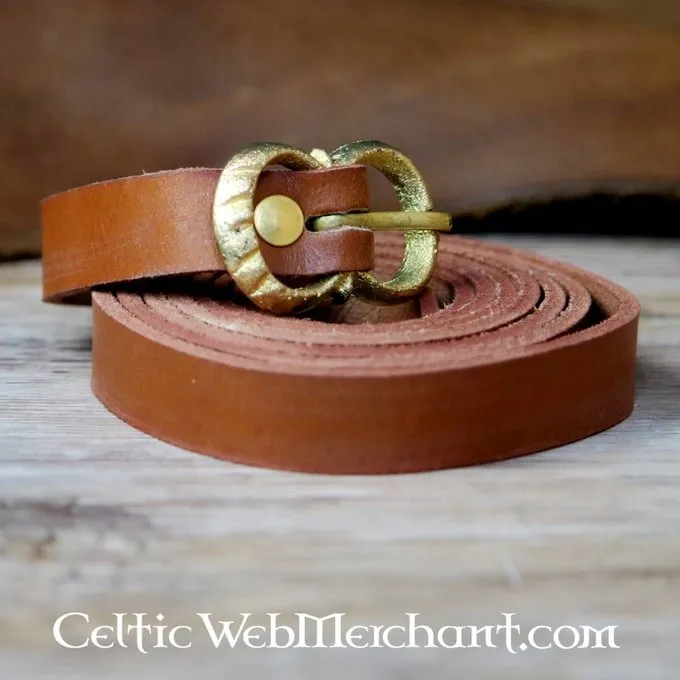 Leonardo Carbone Brown Ledergürtel 2 Cm 3 Leonardo Carbone Brown Ledergürtel 2 Cm – Bild 3