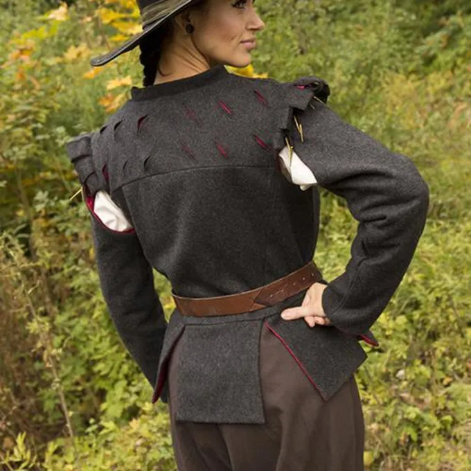 Epic Armoury Doublet Columbus, Dunkelgrau 2 Epic Armoury Doublet Columbus, Dunkelgrau – Bild 2