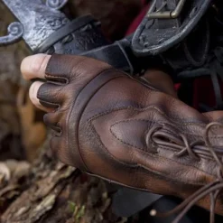 Epic Armoury Fingerlose Handschuhe Mit Schnürsenkeln, Braun 8 Epic Armoury Fingerlose Handschuhe Mit Schnürsenkeln, Braun -Schuhe & Stiefel Verkaufsladen fingerlose handschuhe mit schnuersenkeln braun 3