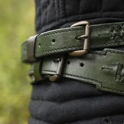 Epic Armoury Geflochtener Schwertgürtel, Grün -Schuhe & Stiefel Verkaufsladen geflochtener schwertguertel gruen 4