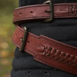 Epic Armoury Geflochtener Schwertgürtel, Rot -Schuhe & Stiefel Verkaufsladen geflochtener schwertguertel rot 3