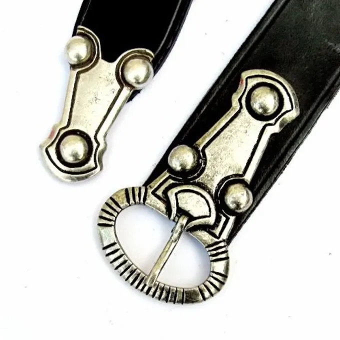 Germanischer Gürtel Ballingen, Schwarz 3 Germanischer Gürtel Ballingen, Schwarz – Bild 3