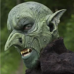 Epic Armoury Goblin-Maske Grün, LARP Mask -Schuhe & Stiefel Verkaufsladen goblin maske gruen larp mask 3