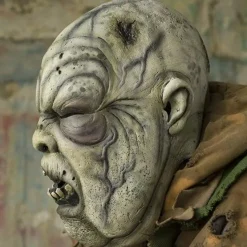 Epic Armoury Grau Grün Zombie Maske -Schuhe & Stiefel Verkaufsladen grau gruen zombie maske 2