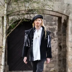 Leonardo Carbone Jacke Mit Offenen Ärmeln, Schwarz -Schuhe & Stiefel Verkaufsladen jacke mit offenen aermeln schwarz 3