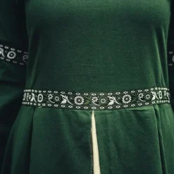 Leonardo Carbone Kleid Ivy Grün-weiß 9 Leonardo Carbone Kleid Ivy Grün-weiß -Schuhe & Stiefel Verkaufsladen kleid ivy gruen weiss 3