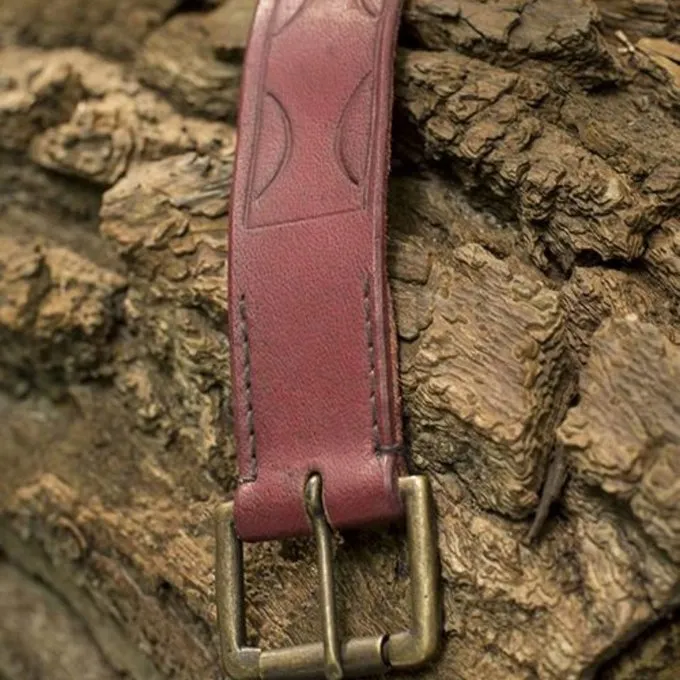 Epic Armoury Ledergürtel Aruthia, Rot 2 Epic Armoury Ledergürtel Aruthia, Rot – Bild 2