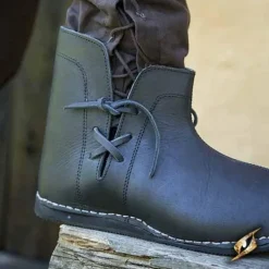 Epic Armoury Mittelalterliche Stiefeletten Galahad, Schwarz -Schuhe & Stiefel Verkaufsladen mittelalterliche stiefeletten galahad schwarz 2