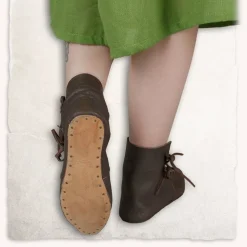 Mytholon Mittelalterliche Stiefeletten Heinrich Schwarz -Schuhe & Stiefel Verkaufsladen mittelalterliche stiefeletten heinrich schwarz 3