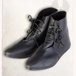 Mytholon Mittelalterliche Stiefeletten Heinrich Schwarz -Schuhe & Stiefel Verkaufsladen mittelalterliche stiefeletten heinrich schwarz 5