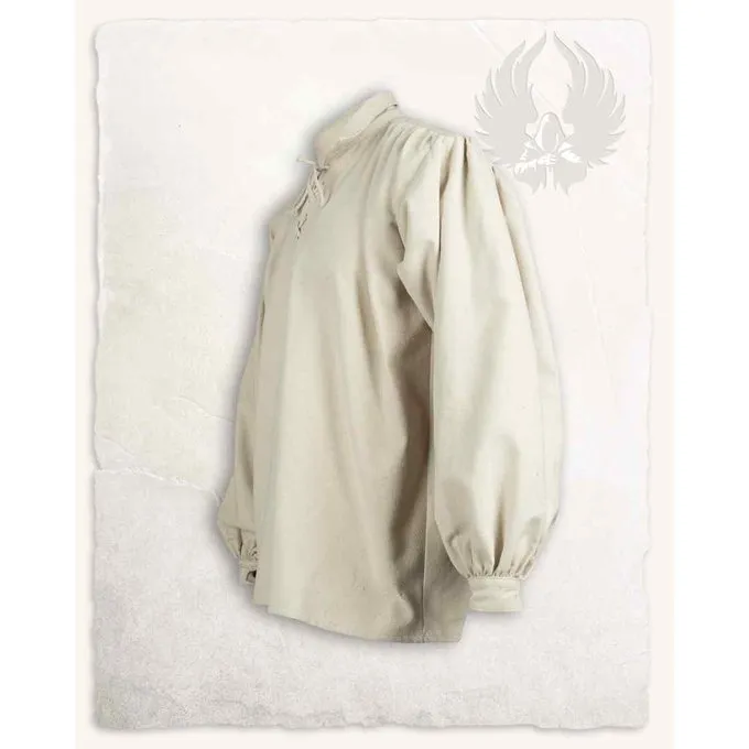 Mytholon Mittelalterliches Hemd Jonathan, Creme 3 Mytholon Mittelalterliches Hemd Jonathan, Creme – Bild 3