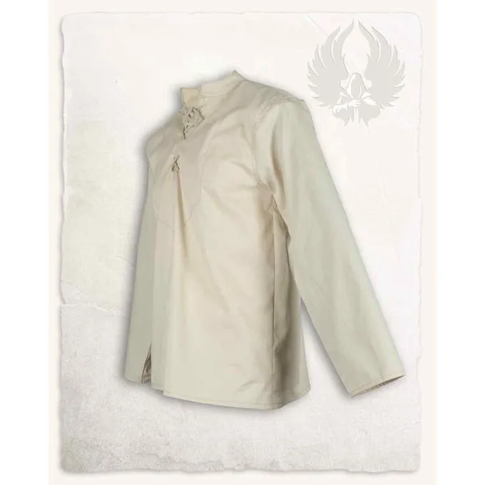 Mytholon Mittelalterliches Hemd Leomar, Creme 3 Mytholon Mittelalterliches Hemd Leomar, Creme – Bild 3
