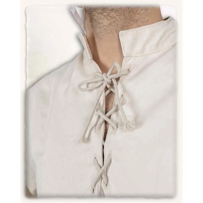 Mytholon Mittelalterliches Hemd Leomar, Creme 5 Mytholon Mittelalterliches Hemd Leomar, Creme – Bild 5