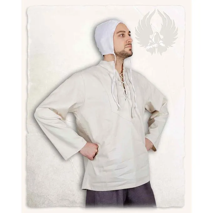 Mytholon Mittelalterliches Hemd Leomar, Creme 1 Mytholon Mittelalterliches Hemd Leomar, Creme