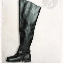 Mytholon Musketierstiefel Porthos Schwarz -Schuhe & Stiefel Verkaufsladen musketierstiefel porthos schwarz 2