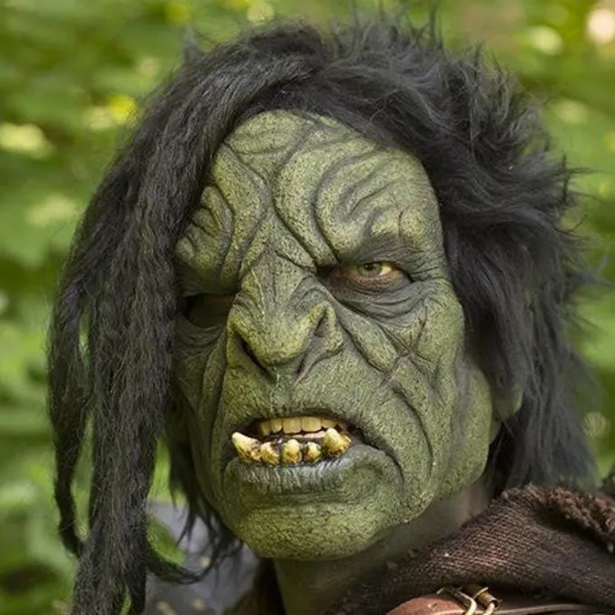 Epic Armoury Orc-Maske Mit Haaren 1 Epic Armoury Orc-Maske Mit Haaren