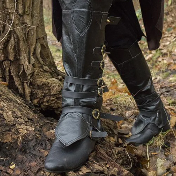 Epic Armoury Piraten-Gamaschen, Schwarz 2 Epic Armoury Piraten-Gamaschen, Schwarz – Bild 2