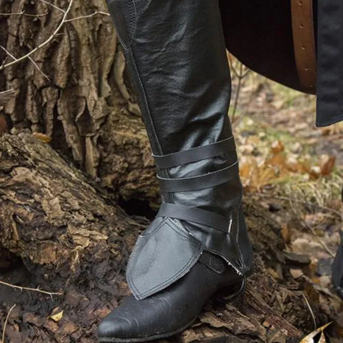 Epic Armoury Piraten-Gamaschen, Schwarz 5 Epic Armoury Piraten-Gamaschen, Schwarz – Bild 5