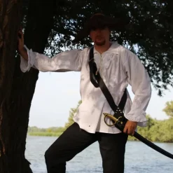 Leonardo Carbone Piratenhemd, Weiß 8 Leonardo Carbone Piratenhemd, Weiß -Schuhe & Stiefel Verkaufsladen piratenhemd weiss 2