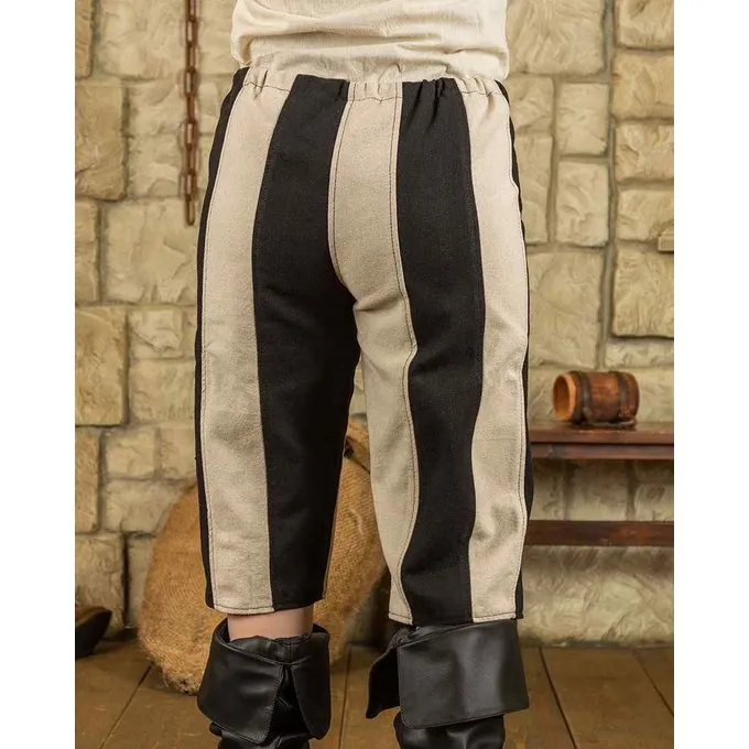 Mytholon Piratenhose Jack, Schwarz/Creme 3 Mytholon Piratenhose Jack, Schwarz/Creme – Bild 3