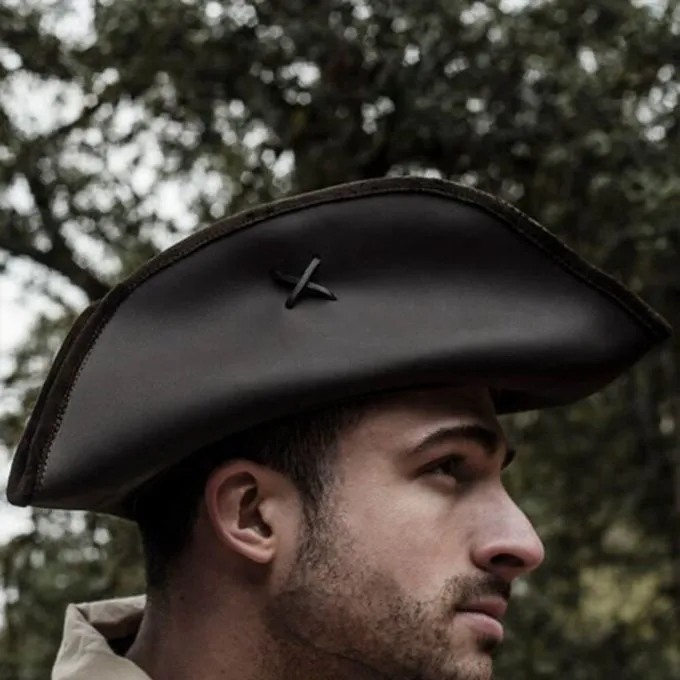 Rawblade Piratenhut Jack Rackham, Brown 2 Rawblade Piratenhut Jack Rackham, Brown – Bild 2