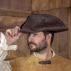 Rawblade Piratenhut Jack Rackham, Deluxe, Brown 8 Rawblade Piratenhut Jack Rackham, Deluxe, Brown -Schuhe & Stiefel Verkaufsladen piratenhut jack rackham deluxe brown 2