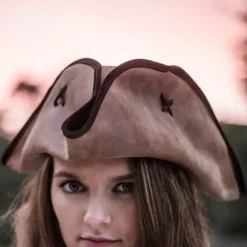 Rawblade Piratenhut Jack Rackham, Verwittert Braun