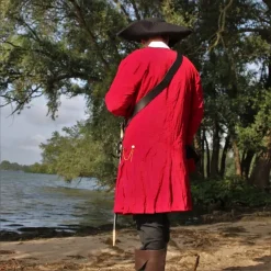 Leonardo Carbone Piratenmantel Samt, Rot-schwarz 10 Leonardo Carbone Piratenmantel Samt, Rot-schwarz -Schuhe & Stiefel Verkaufsladen piratenmantel samt rot schwarz 4