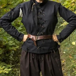 Epic Armoury Pourpoint Galileo, Schwarz -Schuhe & Stiefel Verkaufsladen pourpoint galileo schwarz 4