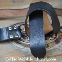Leonardo Carbone Ring Gürtel Mit Keltischen Knoten, Schwarz 5 Leonardo Carbone Ring Gürtel Mit Keltischen Knoten, Schwarz -Schuhe & Stiefel Verkaufsladen ring guertel mit keltischen knoten schwarz 2