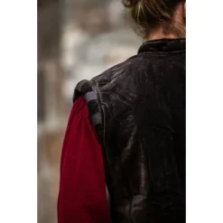 Leonardo Carbone Samtwams Mit Metallknöpfen, Braun -Schuhe & Stiefel Verkaufsladen samtwams mit metallknoepfen braun 2