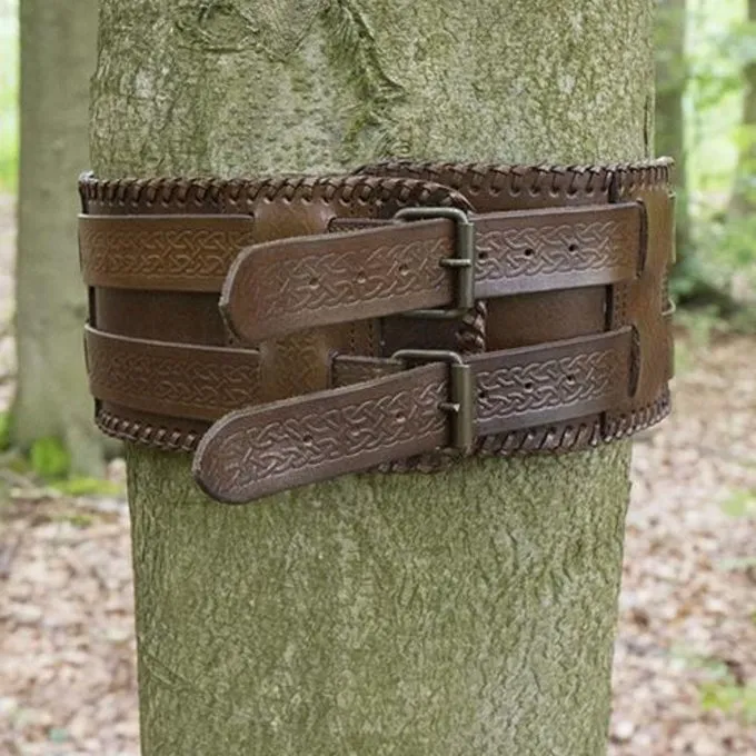 Epic Armoury Taillengürtel Keltische Knoten, Braun 2 Epic Armoury Taillengürtel Keltische Knoten, Braun – Bild 2
