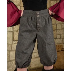 Mytholon Tilly Renaissance Hosen Wolle, Grau