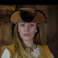 Rawblade Tricorn Drei Doublonen, Verwittert Braun