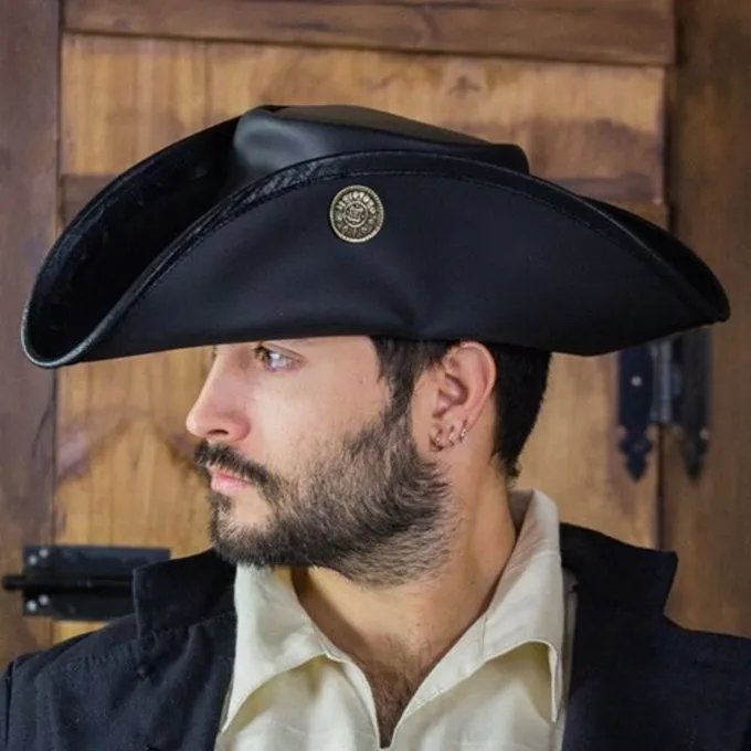 Rawblade Tricorn Drei Dublons, Schwarz 5 Rawblade Tricorn Drei Dublons, Schwarz – Bild 5