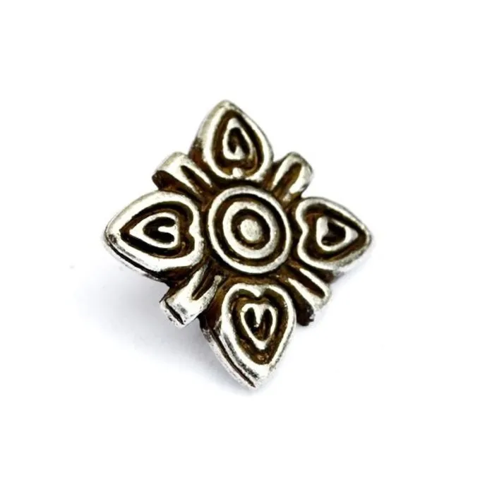 Viking Gürtelbeschlag Birka, Versilberter 1 Viking Gürtelbeschlag Birka, Versilberter