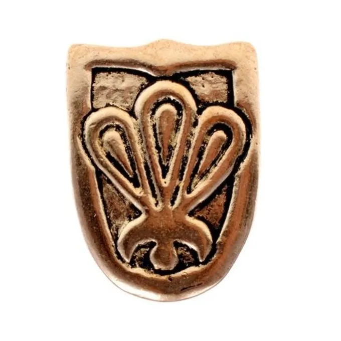 Viking Gurtzunge Birka, Versilberter 1 Viking Gurtzunge Birka, Versilberter