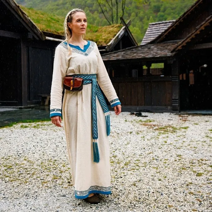 Leonardo Carbone Wikingergürtel Elina, Blau 3 Leonardo Carbone Wikingergürtel Elina, Blau – Bild 3