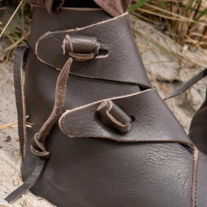 Epic Armoury Wikingerschuhe Jorvik Mit Gummisohle, Braun 3 Epic Armoury Wikingerschuhe Jorvik Mit Gummisohle, Braun – Bild 3