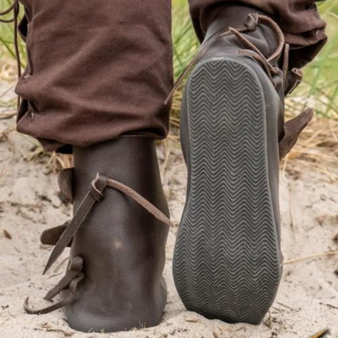 Epic Armoury Wikingerschuhe Jorvik Mit Gummisohle, Braun 4 Epic Armoury Wikingerschuhe Jorvik Mit Gummisohle, Braun – Bild 4