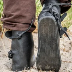 Epic Armoury Wikingerschuhe Jorvik Mit Gummisohle, Schwarz -Schuhe & Stiefel Verkaufsladen wikingerschuhe jorvik mit gummisohle schwarz 2